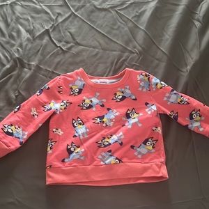 Girls bluey sweatshirt it does run small so more for 3t only worn 1x.